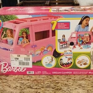 Barbie Pink Dream Camper with Colorful Accessories